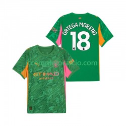 Maglia Manchester City ORTEGA MORENO 18 Portiere Divisa Home 2025-2026 Manica Corta ,Uomo