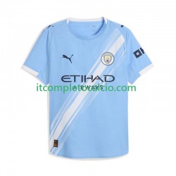 Maglia Manchester City Divisa Home 2025-2026 Manica Corta ,Uomo