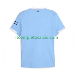 Maglia Manchester City Divisa Home 2025-2026 Manica Corta ,Uomo