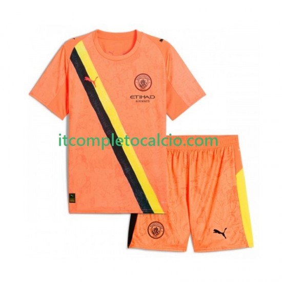 Maglia Manchester City UPER Portiere Divisa Home 2025-2026 Manica Corta ,Bambino ,Bambino