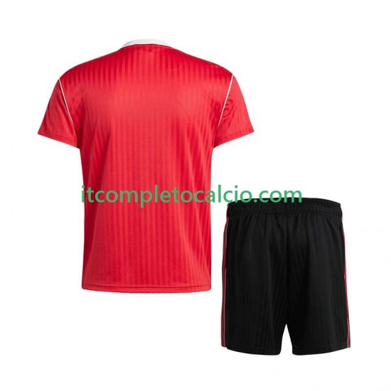 Maglia Manchester United d Icon Divisa Home 2025-2026 Manica Corta ,Bambino