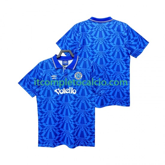 Maglia Napoli 1991 1993 Retro Divisa Home Manica Corta ,Uomo
