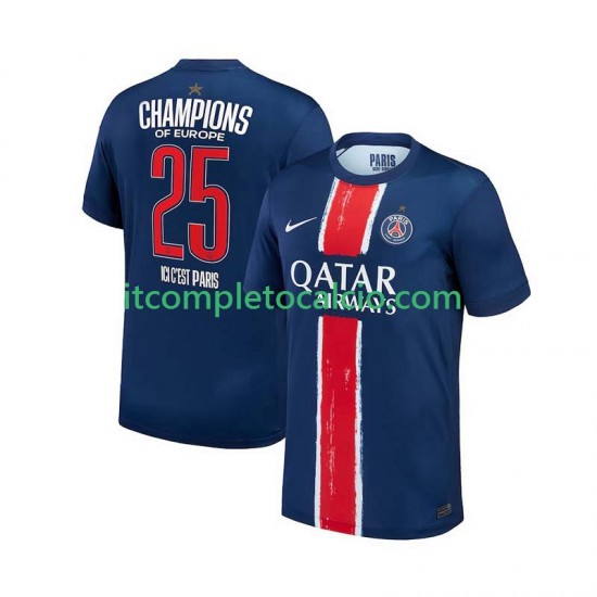 Maglia Paris Saint-Germain Champion Divisa Home 2024-2025 Manica Corta ,Uomo