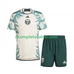Maglia Portland Timbers Divisa Away 2024 Manica Corta ,Bambino