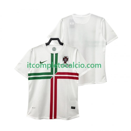 Maglia Portogallo 2012 Retro Divisa Away Manica Corta ,Uomo