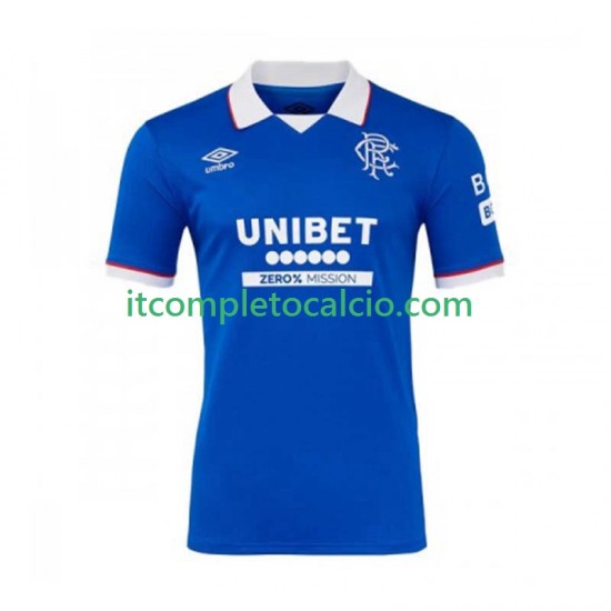 Maglia Rangers Divisa Home 2025-2026 Manica Corta ,Uomo