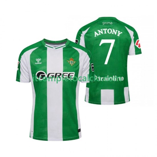 Maglia Real Betis Antony 7 Divisa Home 2025-2026 Manica Corta ,Uomo