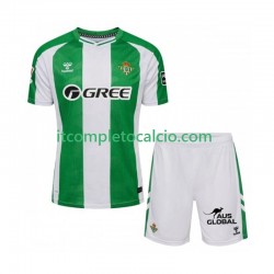 Maglia Real Betis Divisa Home 2025-2026 Manica Corta ,Bambino