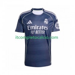 Maglia Real Madrid Divisa Away 2025-2026 Manica Corta ,Uomo