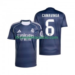 Maglia Real Madrid Camavinga 6 Divisa Away 2025-2026 Manica Corta ,Uomo