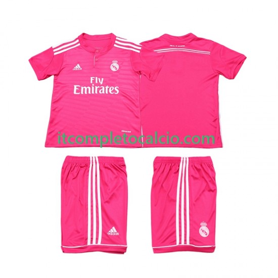 Maglia Real Madrid 2014 2015 Retro Divisa Away Manica Corta ,Bambino