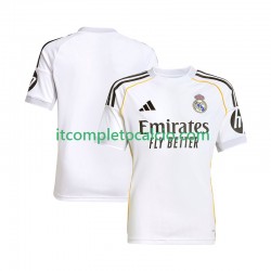 Maglia Real Madrid Divisa Home 2025-2026 Manica Corta ,Uomo