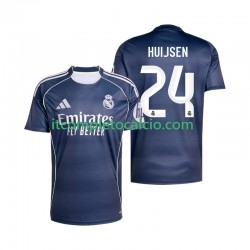 Maglia Real Madrid Huijsen 24 Divisa Away 2025-2026 Manica Corta ,Uomo