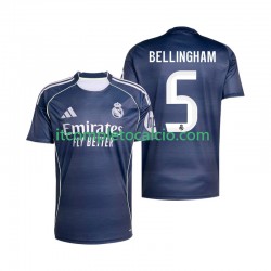 Maglia Real Madrid Jude Bellingham 5 Divisa Away 2025-2026 Manica Corta ,Uomo