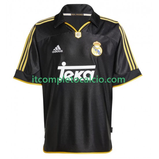 Maglia Real Madrid -2000 Retro Divisa Away 1999 Manica Corta ,Uomo