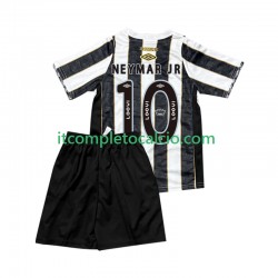 Maglia Santos FC Neymar JR 10 Divisa Away 2025-2026 Manica Corta ,Bambino
