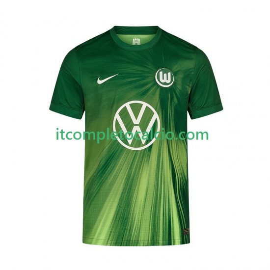 Maglia VfL Wolfsburg Divisa Home 2025-2026 Manica Corta ,Uomo