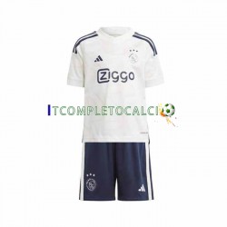 Maglia AFC Ajax Divisa Away 2023-2024 Manica Corta ,Bambino