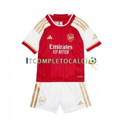 Maglia Arsenal Divisa Home 2023-2024 Manica Corta ,Bambino