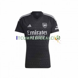 Maglia Arsenal Portiere Divisa Home 2023-2024 Manica Corta ,Uomo