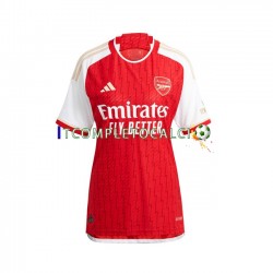 Maglia Arsenal Divisa Home 2023-2024 Manica Corta ,Donna