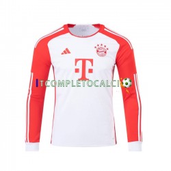 Maglia FC Bayern München Divisa Home 2023-2024 Manica Lunga ,Uomo