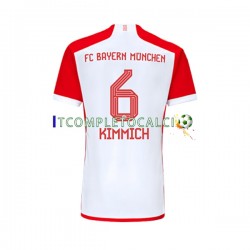 Maglia FC Bayern München Joshua Kimmich 6 Divisa Home 2023-2024 Manica Corta ,Uomo