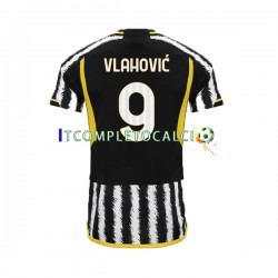 Maglia Juventus Vlahovic 9 Divisa Home 2023-2024 Manica Corta ,Uomo