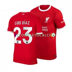 Maglia Liverpool Luis Diaz 23 Divisa Home 2023-2024 Manica Corta ,Uomo