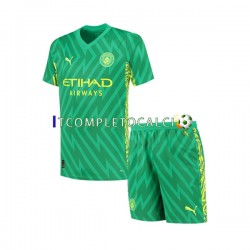 Maglia Manchester City Portiere Divisa Home 2023-2024 Manica Corta ,Bambino