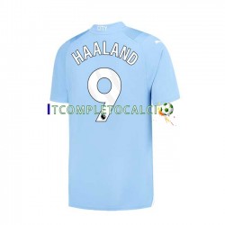 Maglia Manchester City Haaland 9 Divisa Home 2023-2024 Manica Corta ,Uomo
