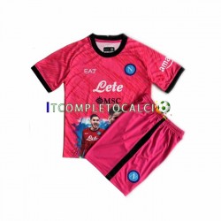 Maglia Napoli Face Game Alex Meret 1 Portiere Divisa Home 2022-2023 Manica Corta ,Bambino
