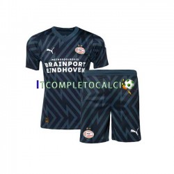 Maglia PSV Eindhoven Portiere Terza Divisa 2023-2024 Manica Corta ,Bambino