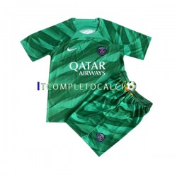 Maglia Paris Saint-Germain Portiere Divisa Home 2023-2024 Manica Corta ,Bambino