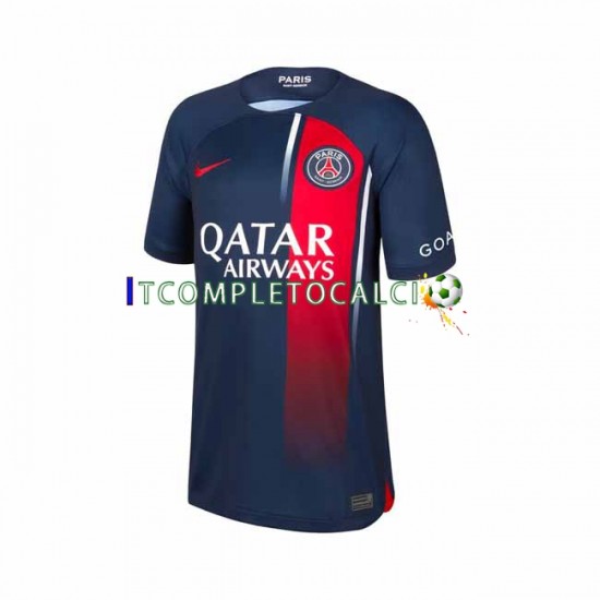 Maglia Paris Saint-Germain Divisa Home 2023-2024 Manica Corta ,Uomo