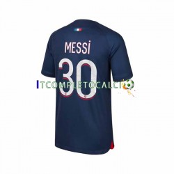 Maglia Paris Saint-Germain Lionel Messi 30 Divisa Home 2023-2024 Manica Corta ,Uomo