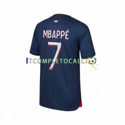 Maglia Paris Saint-Germain Mbappé 7 Divisa Home 2023-2024 Manica Corta ,Uomo