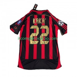 Maglia AC Milan KAKA 8 2007 Retro Divisa Home 2006 Manica Corta ,Uomo