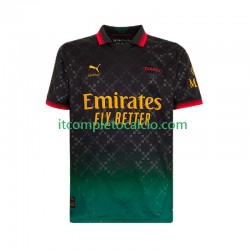 Maglia AC Milan RAFA LEAO 10 Quarto Divisa 2024-2025 Manica Corta ,Uomo