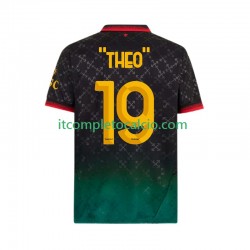 Maglia AC Milan THEO 19 Quarto Divisa 2024-2025 Manica Corta ,Uomo