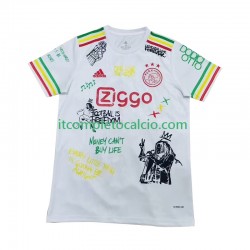 Maglia AFC Ajax Bob Marley Special Divisa Home 2025 Manica Corta ,Uomo