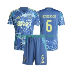 Maglia AFC Ajax Henderson 6 Divisa Away 2024-2025 Manica Corta ,Bambino