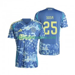 Maglia AFC Ajax Wout Weghorst 25 Divisa Away 2024-2025 Manica Corta ,Uomo