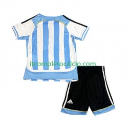 Maglia Argentina Retro Divisa Home 2006 Manica Corta ,Bambino