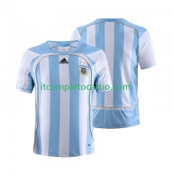 Maglia Argentina Retro Divisa Home 2006 Manica Corta ,Uomo
