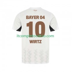 Maglia Bayer 04 Leverkusen Florian Wirtz 10 Divisa Away 2024-2025 Manica Corta ,Uomo
