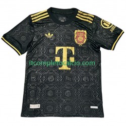 Maglia FC Bayern München 125th Anniversary Divisa Home 2024-2025 Nero Manica Corta ,Uomo