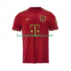 Maglia FC Bayern München 125th Anniversary Divisa Home 2024-2025 Rosso Manica Corta ,Uomo
