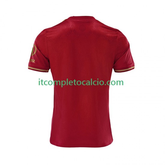 Maglia FC Bayern München 125th Anniversary Divisa Home 2024-2025 Rosso Manica Corta ,Uomo
