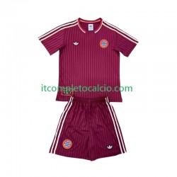 Maglia FC Bayern München Icon Divisa Home 2024-2025 Manica Corta ,Bambino